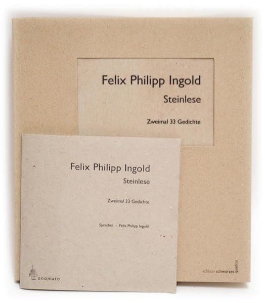 Steinlese: Gedichte (edition schwarzes quadrat / Herausgegeben von Alexander Nitzberg) Poetry