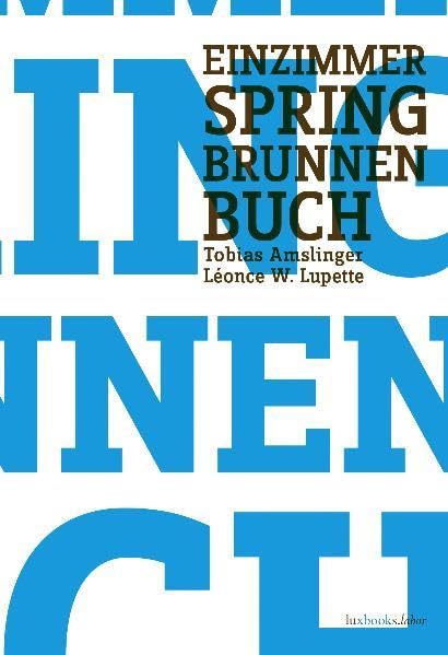 Einzimmerspringbrunnenbuch: Gedichte und Fotos book