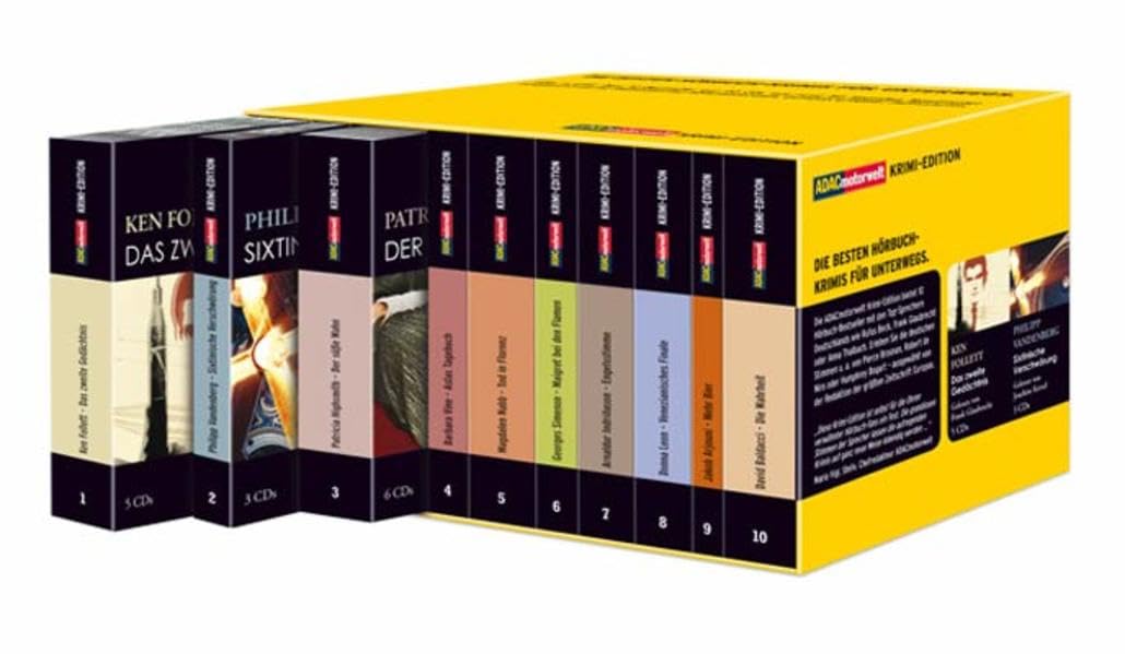 10er Box - ADACmotorwelt Krimi-Edition: Das zweite Gedächtnis, Sixtinische Verschwörung, Der süße Wahn, Astas Tagebuch, Tod in Florenz, Maigret bei ... Finale, Mehr Bier, Die Wahrheit Contemporary literature Books