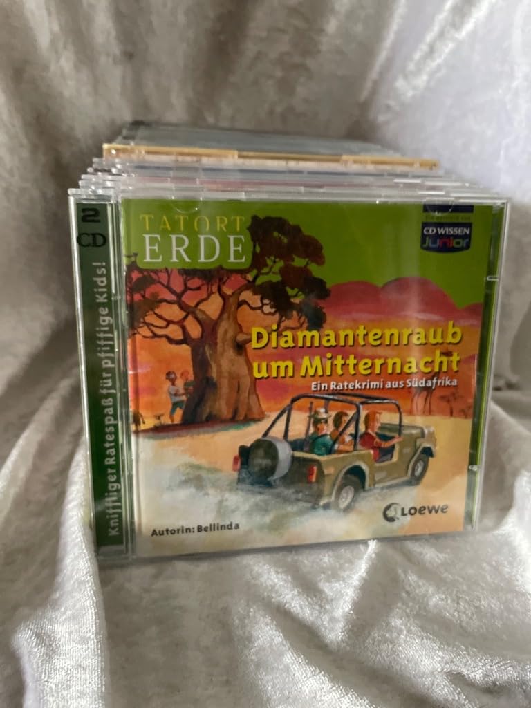 CD WISSEN Junior - TATORT ERDE - Diamantenraub um Mitternacht. Ein Ratekrimi aus Südafrika, 2 CDs Non-fiction