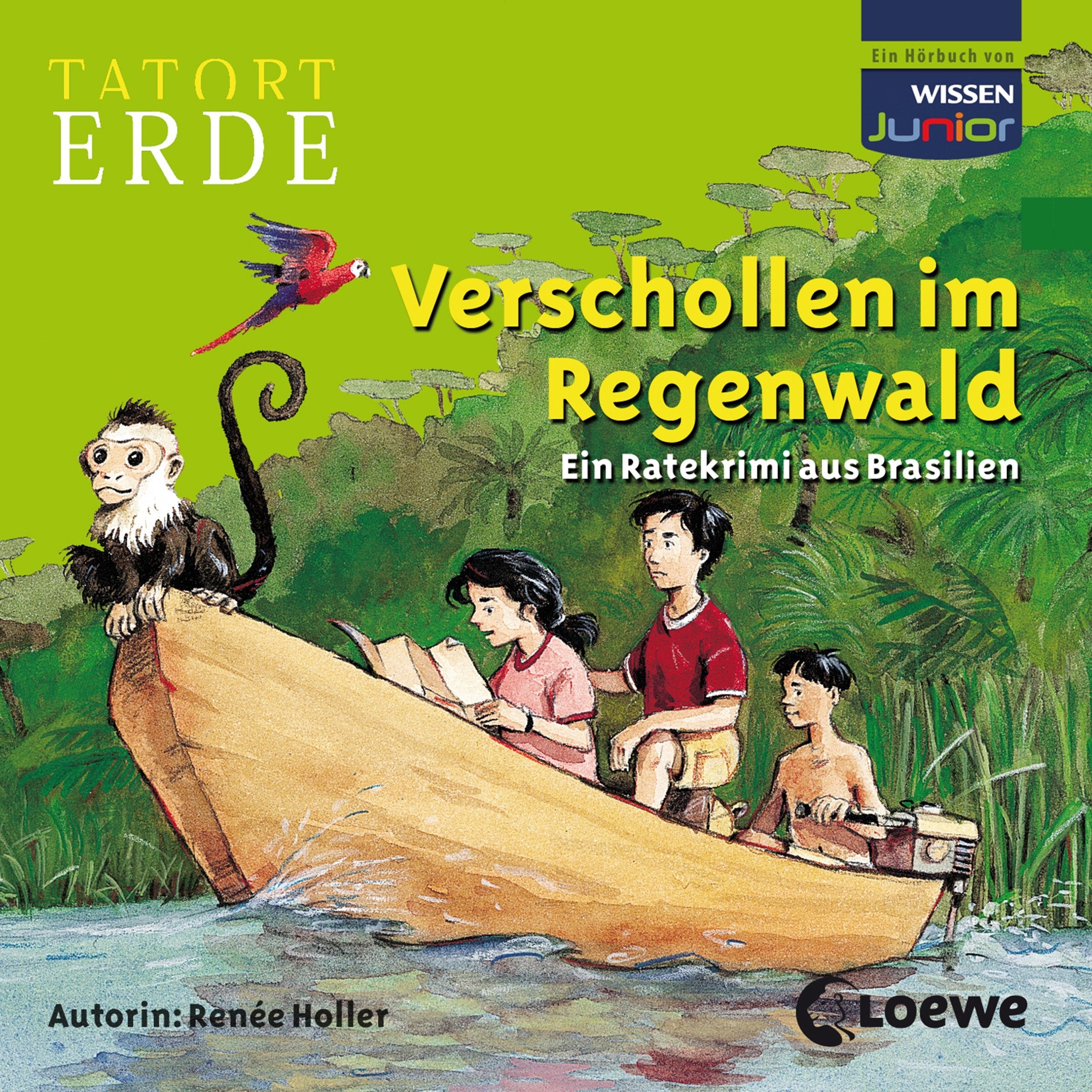 CD WISSEN Junior - TATORT ERDE - Verschollen im Regenwald. Ein Ratekrimi aus Brasilien, 2 CDs Non-fiction