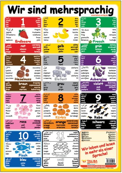 Multilinguales LernPOSTER "Wir sind mehrsprachig": (in 11 Sprachen) book