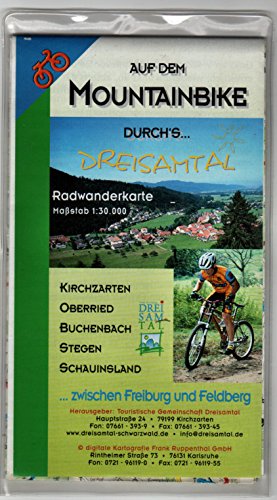 Auf dem Mountainbike durch's Dreisamtal: Zwischen Freiburg und Feldberg. 1:30000 Leisure, Home & Garden