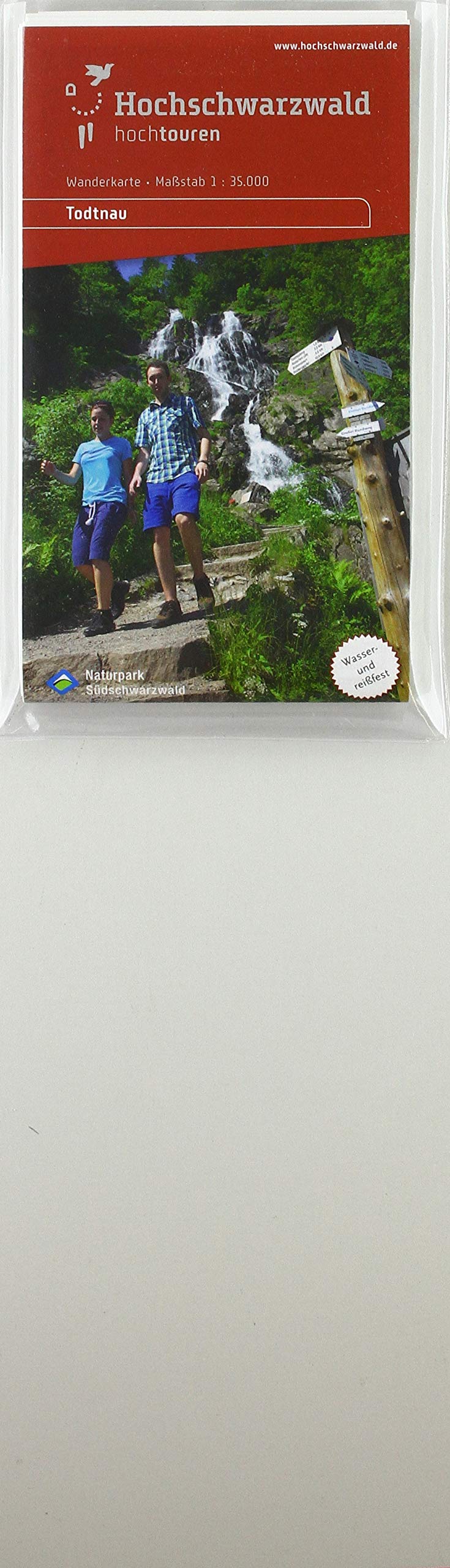Hochtouren Wanderkarte Todtnau: Maßstab 1:35000 Geology & Geography