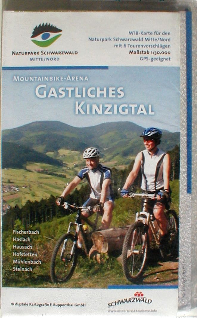 Mountainbike-Arena Gastliches Kinzigtal: Radkarte 1:30000, Haslach, Hausach... Geology & Geography