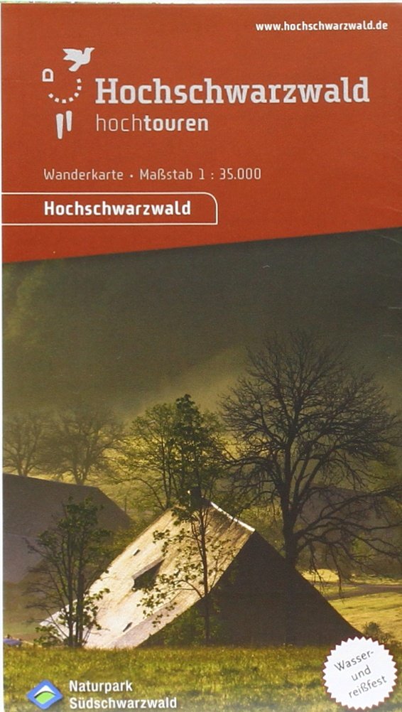 Hochtouren Wanderkarte Hochschwarzwald: Maßstab 1:35000, wasser - und reissfest Maps & Plans