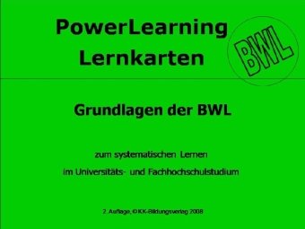 Product Image: PowerLearning Lernkarten, BWL : Betriebswirtschaft , Lernkarten