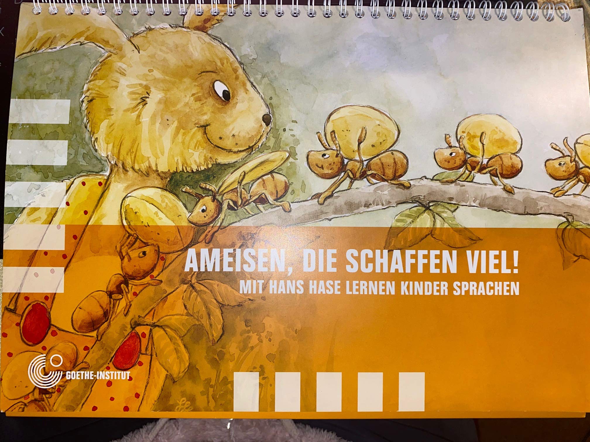 Ameisen, die schaffen viel: Mit Hans Hase lernen Kinder Sprachen. Dt. /Engl. /Franz. /Span. Books