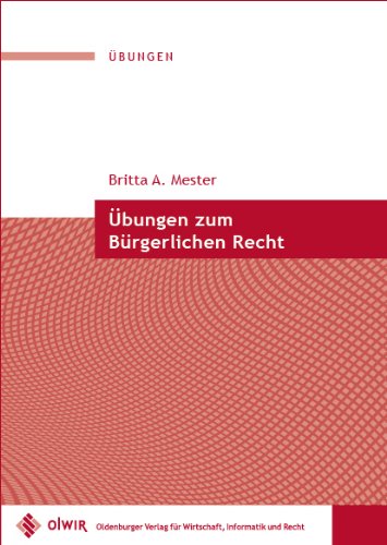 Übungen zum Bürgerlichen Recht - Mester, Britta A book