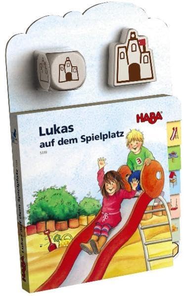 Lukas auf dem Spielplatz Cartoons