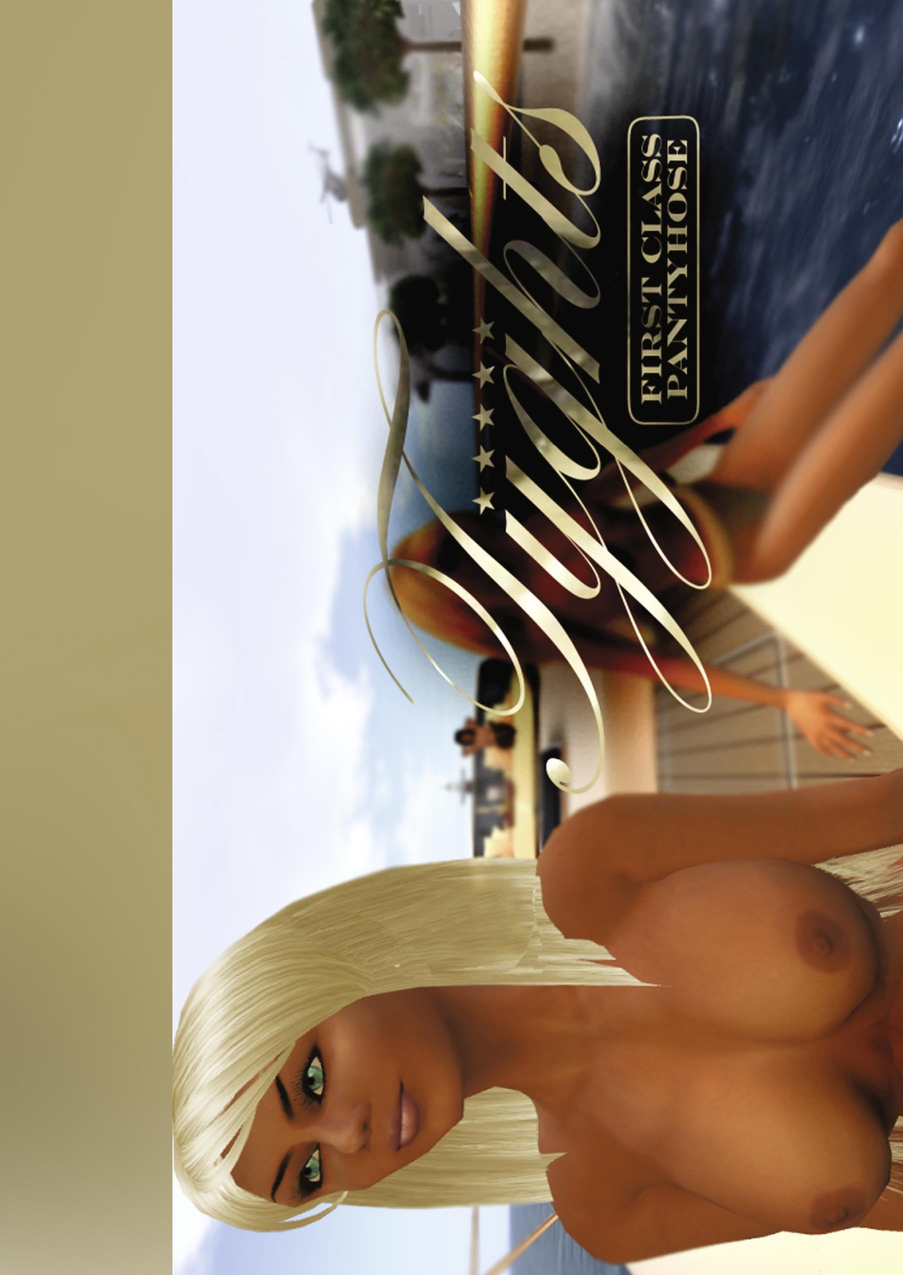 Tyghts - First Class Pantyhose 1: Flight & Yachting: Virtual Fine Art Photography In Second Life Photography