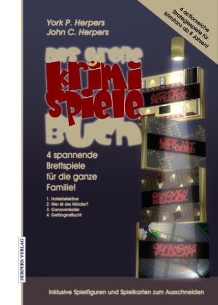 Das Große Krimi Spiele Buch: 4 rasante Brettspiele für die ganze Familie Leisure & Fun