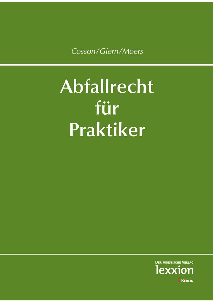 Abfallrecht für Praktiker Law