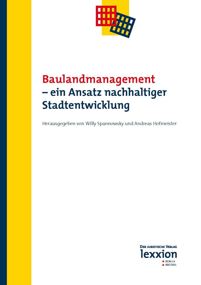 Baulandmanagement - ein Ansatz nachhaltiger Stadtentwicklung Law