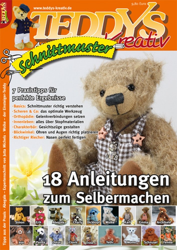 TEDDYS kreativ Schnittmuster 2012: 18 Anleitungen zum Selbermachen Hobbies & Crafts