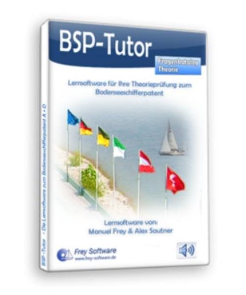 BSP-Tutor - Lernsoftware Bodenseeschifferpatent A (Motor) + D (Segeln) (Fragenkatalog Theorie) Other software