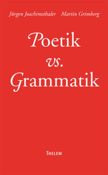 Product Image: Poetik vs. Grammatik