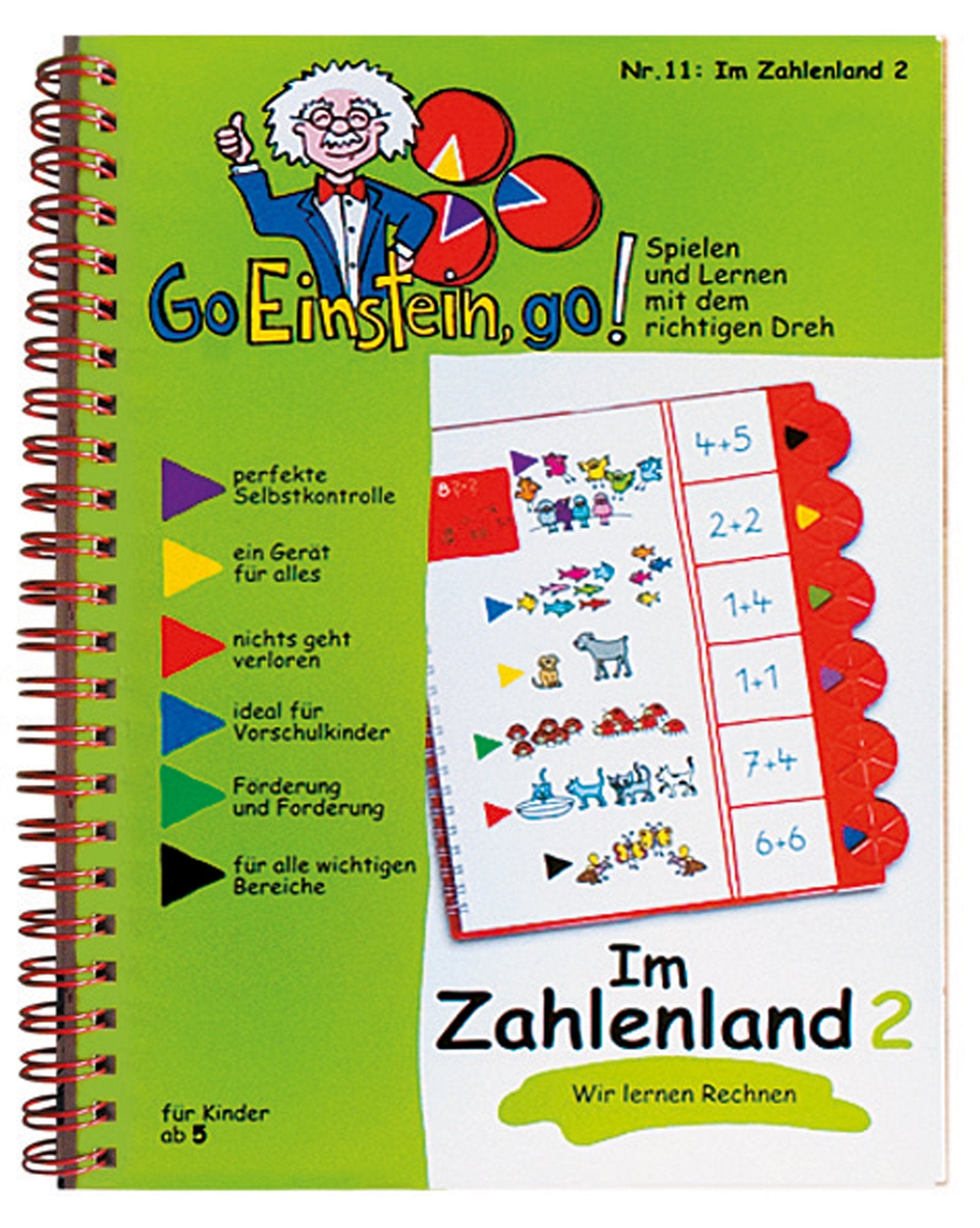 Go, Einstein, go!: Das neue Lernsystem: Spielen und Lernen mit der perfekten Selbstkontrolle / Übungsbuch: Im Zahlenland 2 Learning & Reference