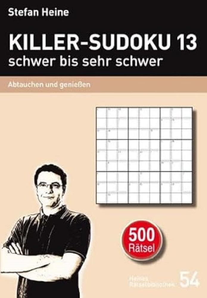 Killer-Sudoku 13 - schwer bis sehr schwer Leisure & Fun