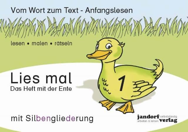 Lies mal 1 (mit Silbengliederung) - Das Heft mit der Ente Study Guides