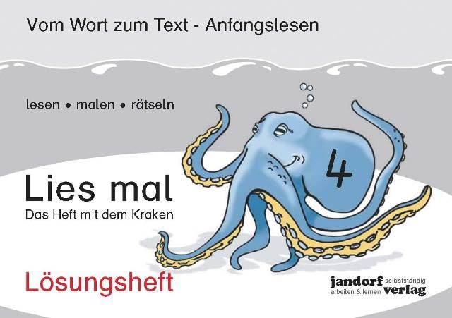 Lies mal 4 - Das Heft mit dem Kraken. Lösungsheft Professional & Reference Books