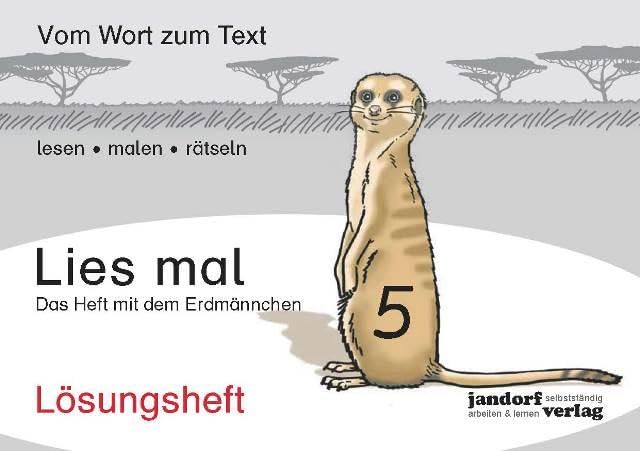 Lies mal 5 - Das Heft mit dem Erdmännchen. Lösungsheft book