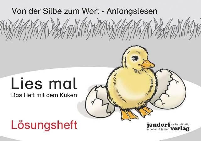 Lies mal - Das Heft mit dem Küken: Lösungsheft Study Guides