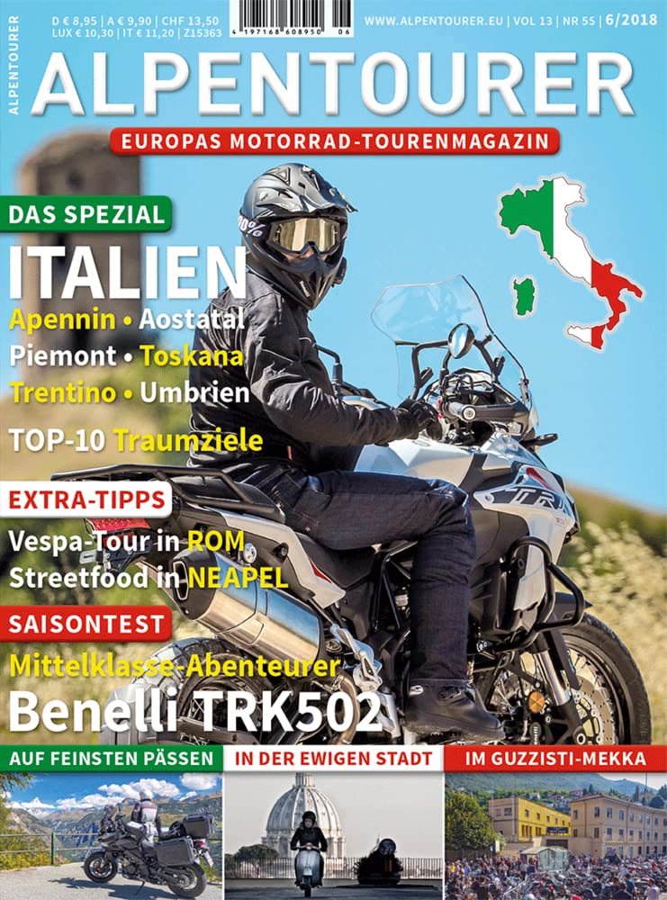 ALPENTOURER SPEZIAL ITALIEN: Die schönsten Motorradtouren abseits des Trubels (ALPENTOURER SPEZIAL: Motorrad-Reiseführer im Magazin-Format) Leisure, Home & Garden