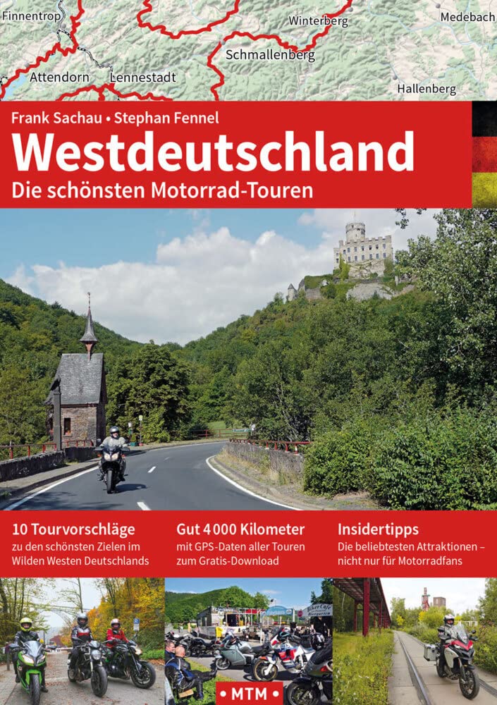 WESTDEUTSCHLAND: Die schönsten Motorrad-Touren (TOURGUIDE: Motorrad-Reisebücher zu Europas schönsten Zielen) Leisure, Home & Garden