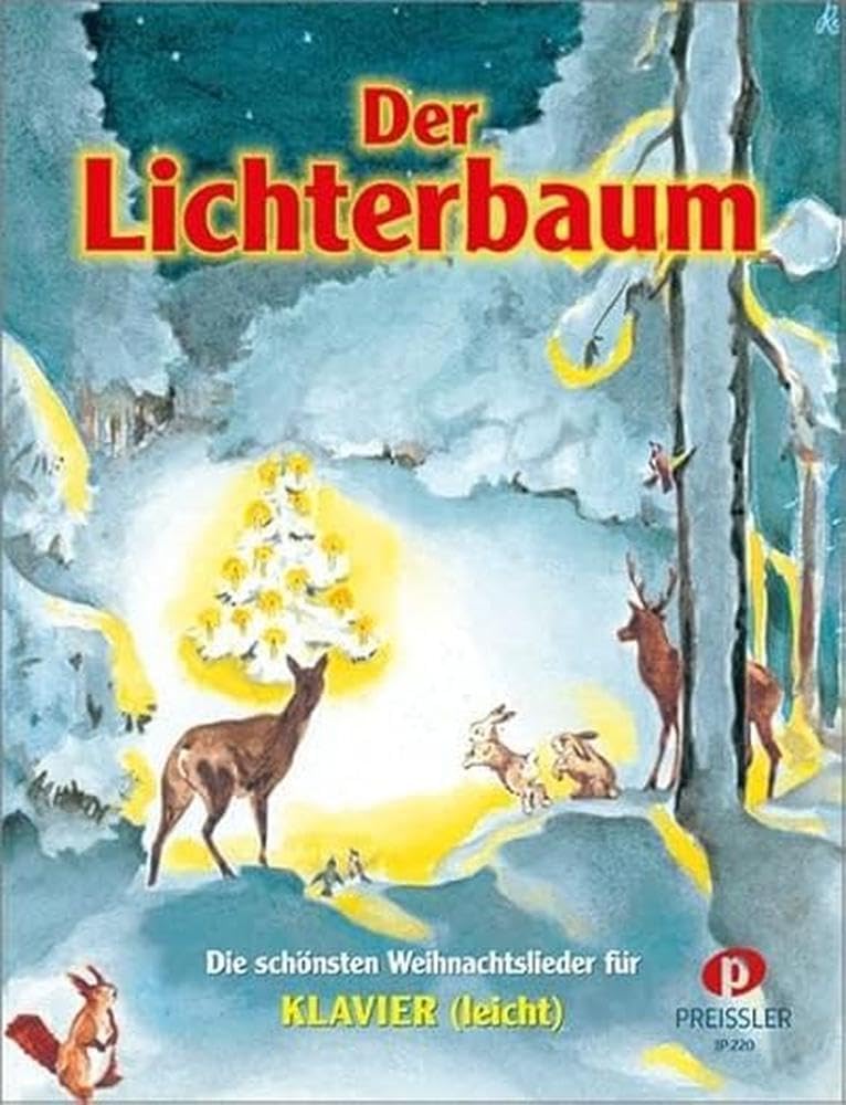 Der Lichterbaum: Die schönsten Weihnachtslieder für Klavier (leicht) Arts & Music