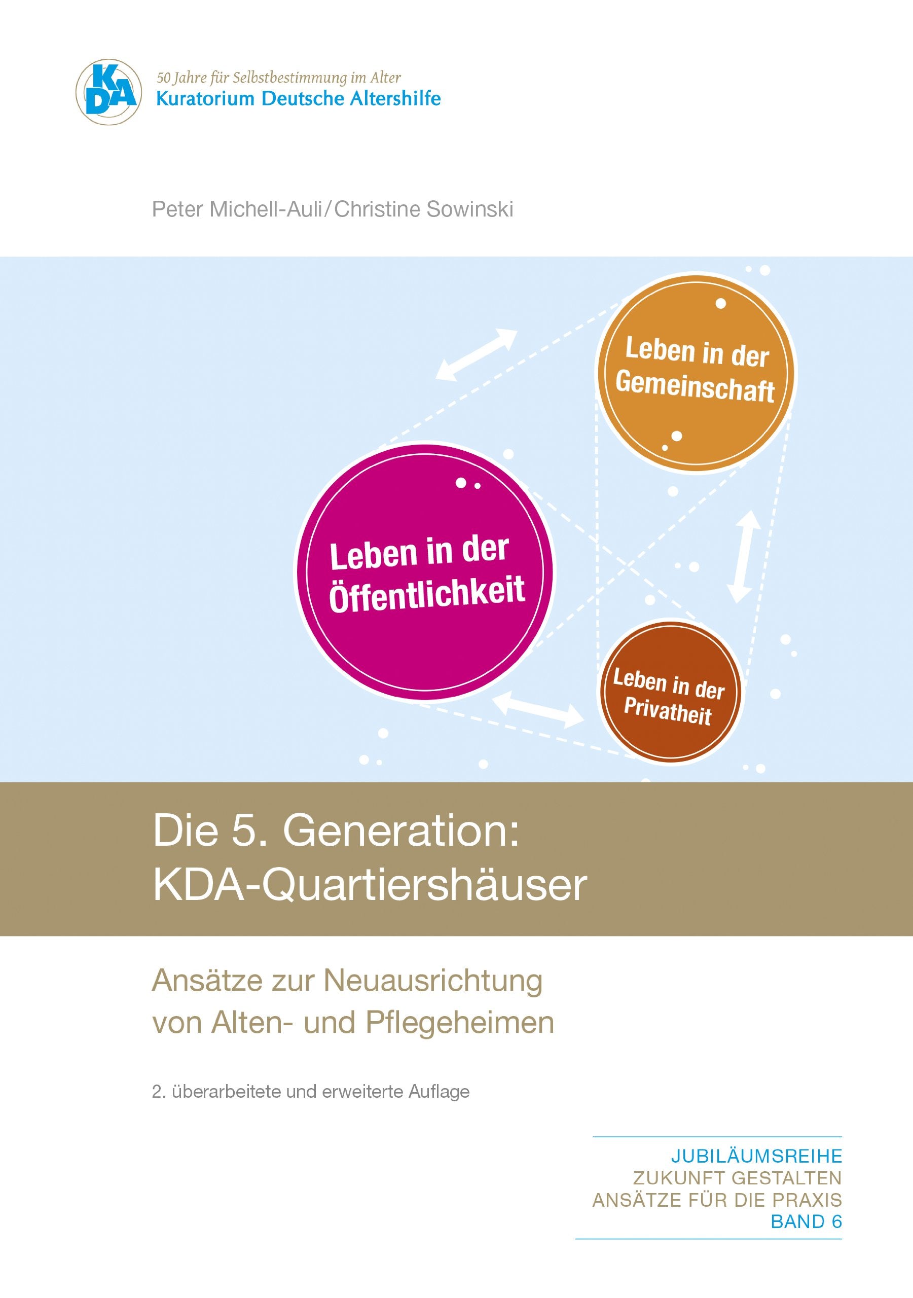 Die fünfte Generation: KDA-Quartiershäuser: Ansätze zur Neuausrichtung von Alten- und Pflegeheimen Books