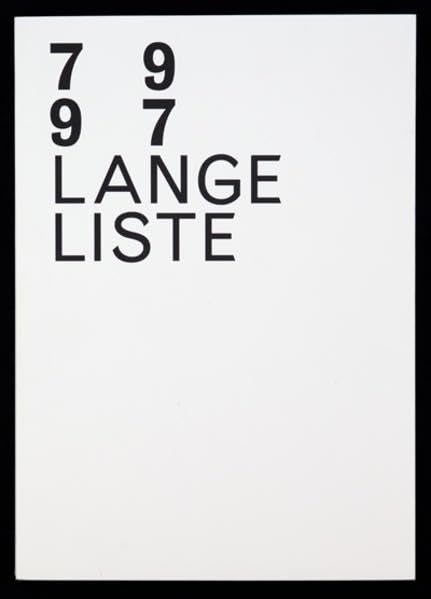 Product Image: Lange Liste 79 - 97