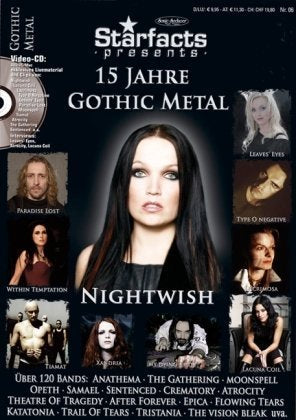 Starfacts presents: 15 Jahre Gothic Metal + Video-CD, Bands: Nightwish, Tiamat, Paradise Lost, Within Temptation u. v. m.: Nightwich. Inkl. Video-CD + exkl- HIM-Liveclip & Interview Books