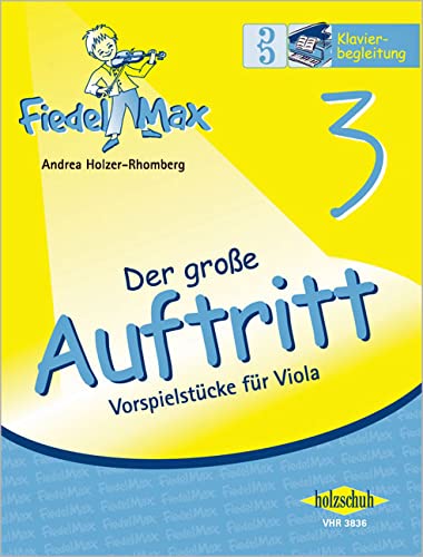 Der große Auftritt 3 Viola - Klavierbegleitung book