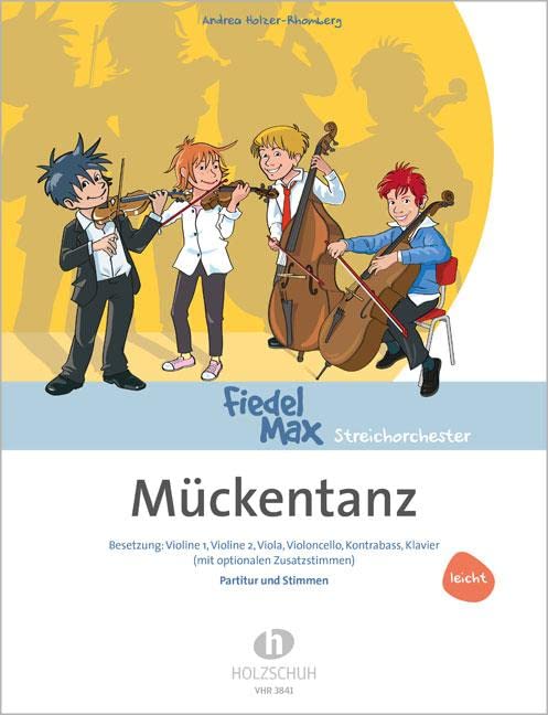 Mückentanz: Besetzung: Violine 1, Violine 2, Viola, Violoncello, Kontrabass, Klavier (mit optionalen Zusatzstimmen) Arts & Music