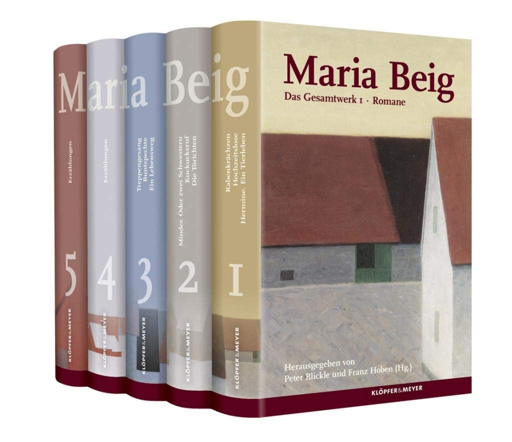 Maria Beig - Das Gesamtwerk in 5 Bänden Contemporary literature