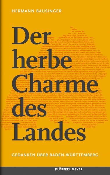 Der herbe Charme des Landes - Gedanken über Baden-Württemberg Books