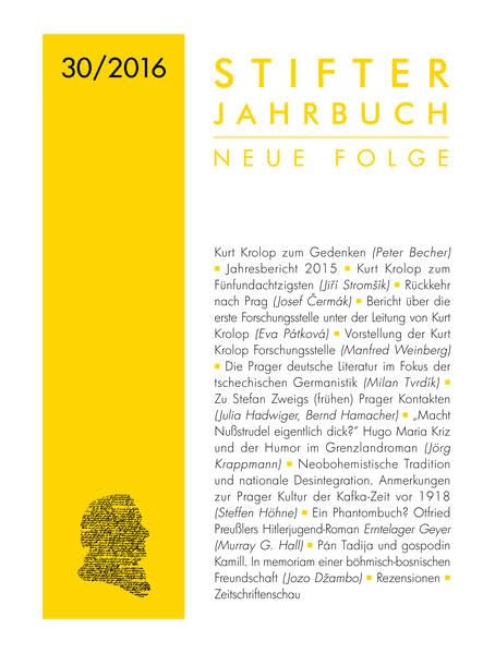 Stifter Jahrbuch. Neue Folge / Stifter Jahrbuch: Neue Folge, Band 30 (2016) Books