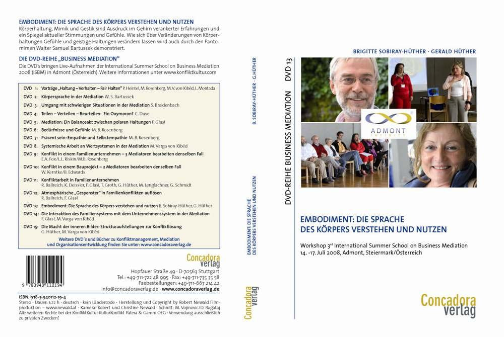 Embodiment: Die Sprache des Körpers verstehen und nutzen: DVD-Reihe Business Mediation: DVD 13 Movies
