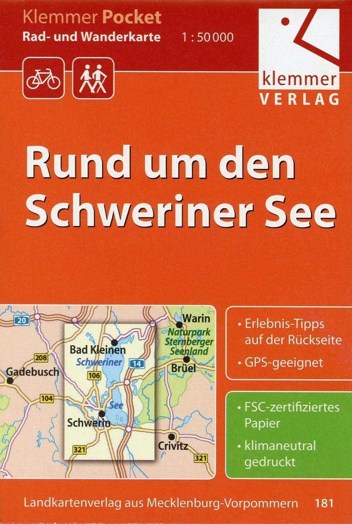 Rund um den Schweriner See 1 : 50 000 Leisure, Home & Garden