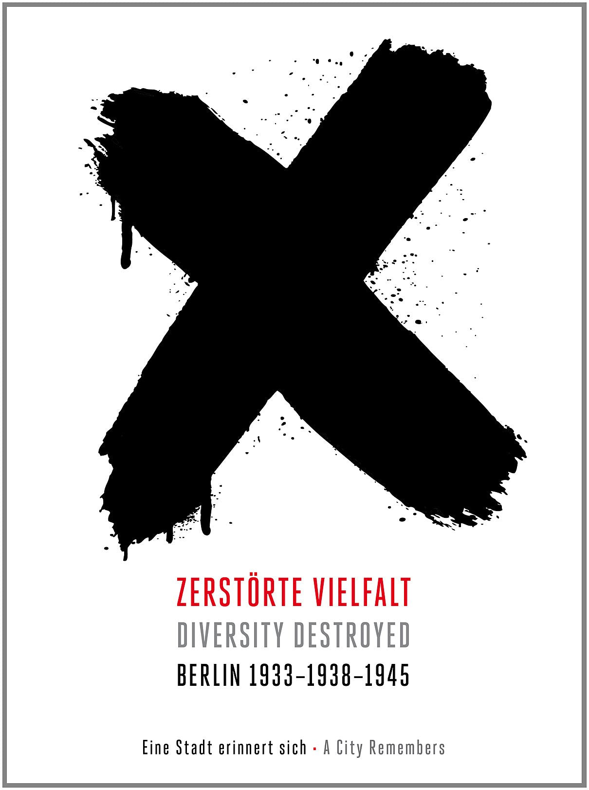 Zerstörte Vielfalt, Berlin 1933-1938-1945 Diversity Destroyed, Berlin 1933-1938-1945: Eine Stadt erinnert sich, A City Remembers German history
