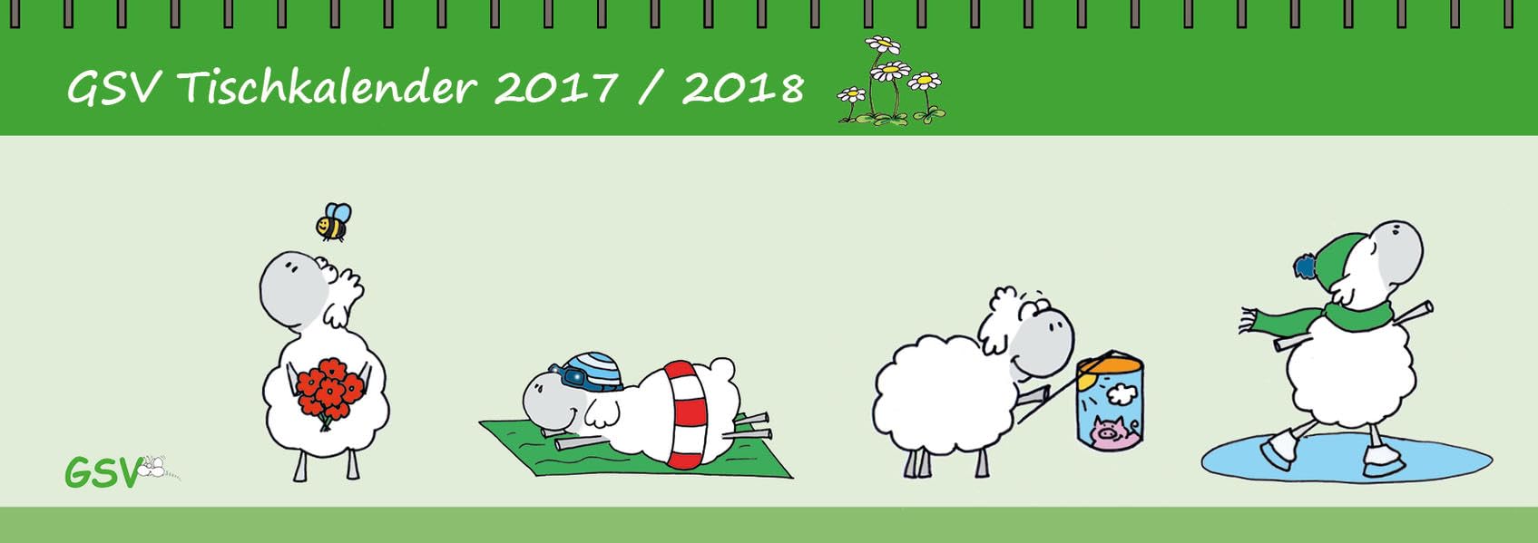 GSV Tischkalender Edgar, das Schaf 2017/2018 Non-fiction