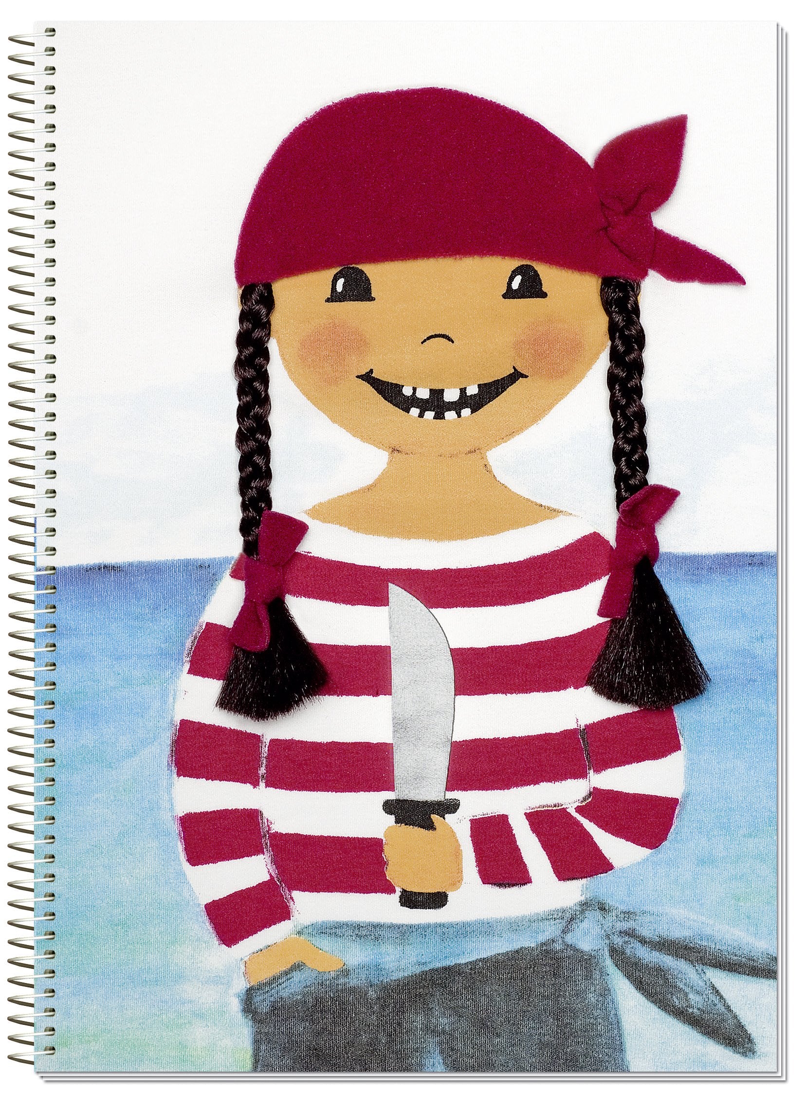 Piratin Paula: Blanko Block DIN A5 Books