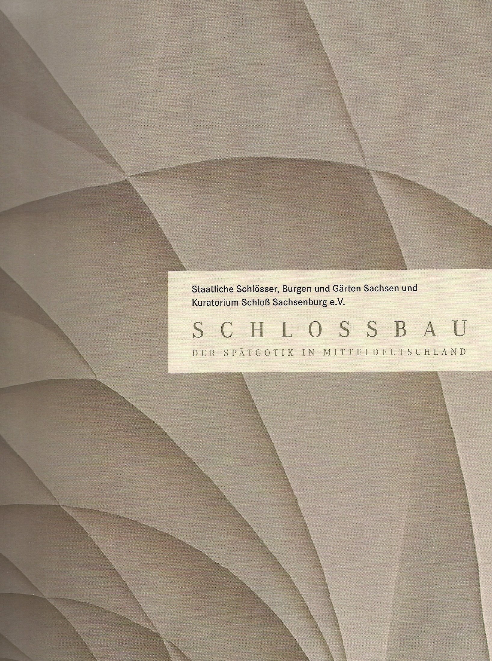 Schlossbau der Spätgotik in Mitteldeutschland: Tagungsband Architecture