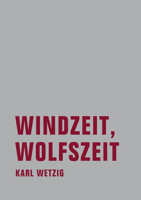 Windzeit, Wolfszeit Contemporary literature Books