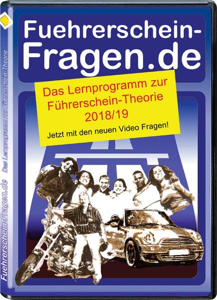 Fuehrerschein-Fragen.de 2018-19: Das Lernprogramm zur Führerschein-Theorie vertont mit virtueller Sprecherin Leisure, Home & Garden