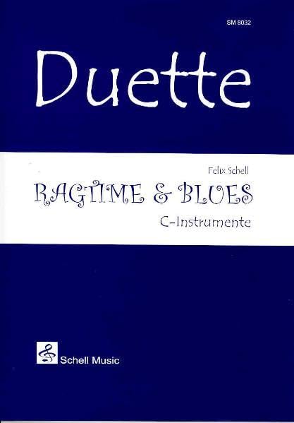 Jazz- Blues Gitarre / Duette: Ragtime & Blues: Plektrumgitarre / Ausgabe für C-Instrumente (Noten für Geige, Violine: Spielstücke) Sheet Music