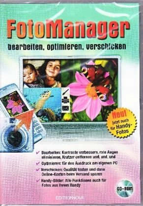 FotoManager, CD-ROM: bearbeiten, optimieren, verschicken. Für Windows 98 SE/ME/2000/XP/Vista Books