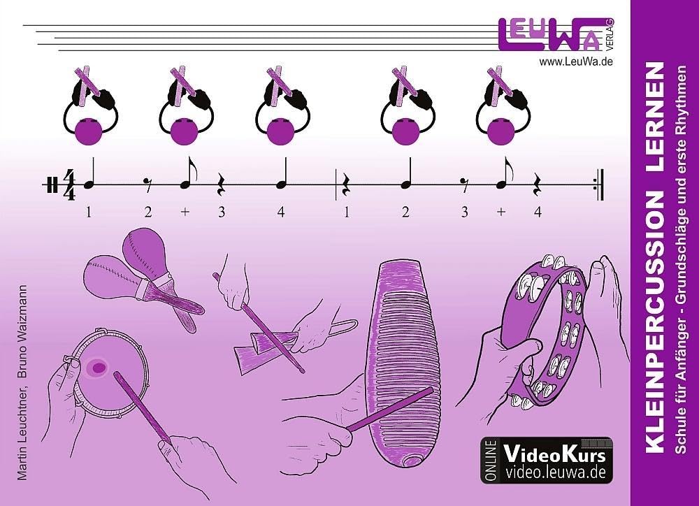 Kleinpercussion lernen Arts & Music Books