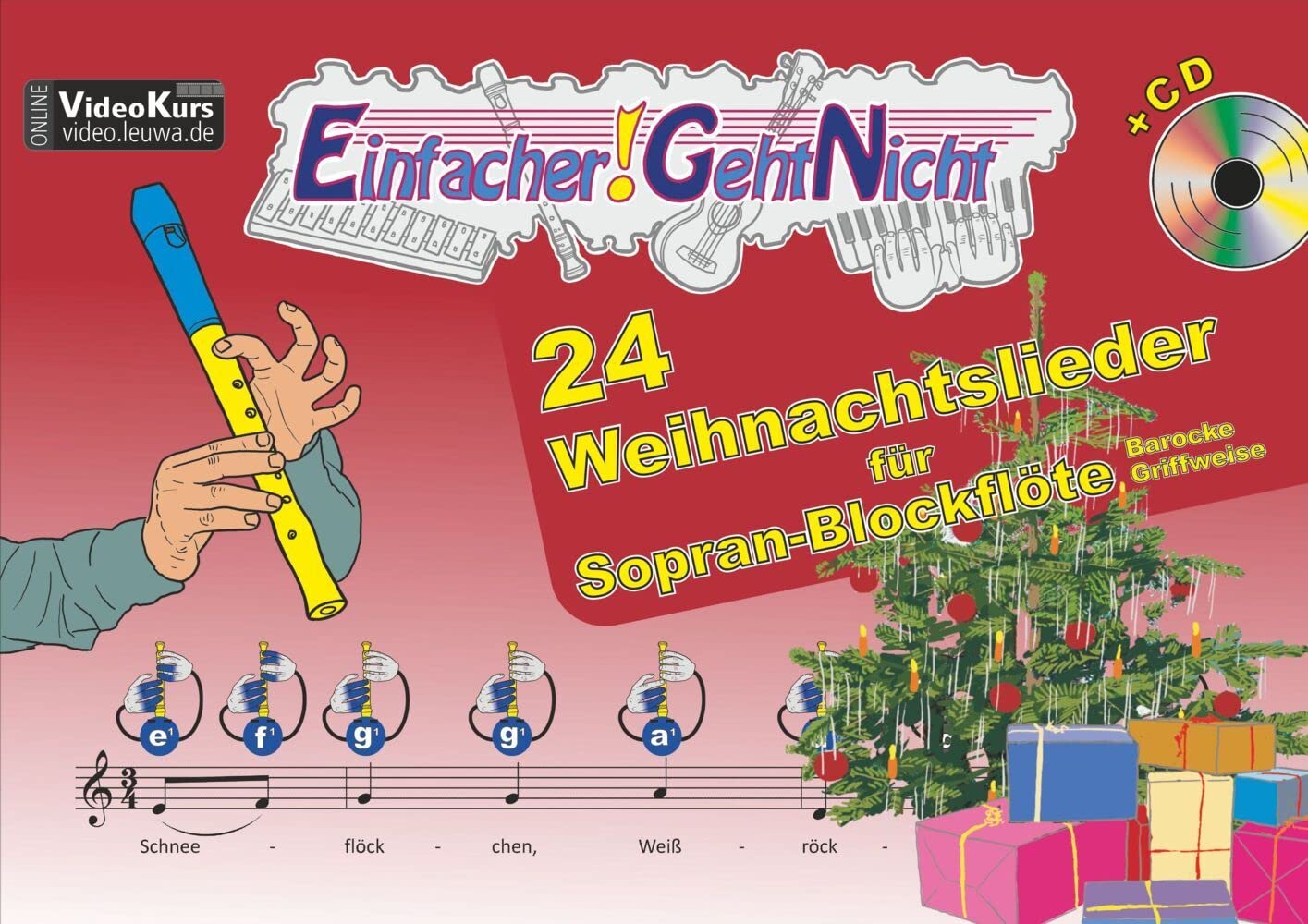 Einfacher!-Geht-Nicht: 24 Weihnachtslieder für Sopran-Blockflöte (barocke Griffweise) mit CD: Das besondere Notenheft für Anfänger Pop culture